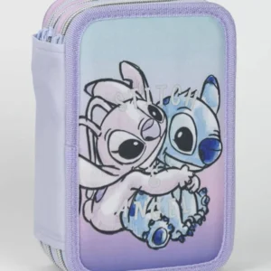 Несесер с 3 ципа и ученически пособия - Stitch